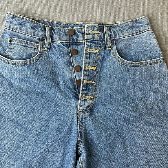 WeWoreWhat Jeans Womens 25 High Waisted Button Fly Jeans Distressed - Picture 1 of 10